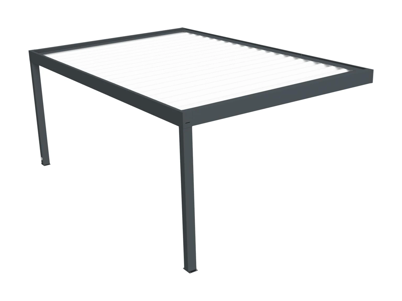 Carport — Systemansicht der Konstruktion