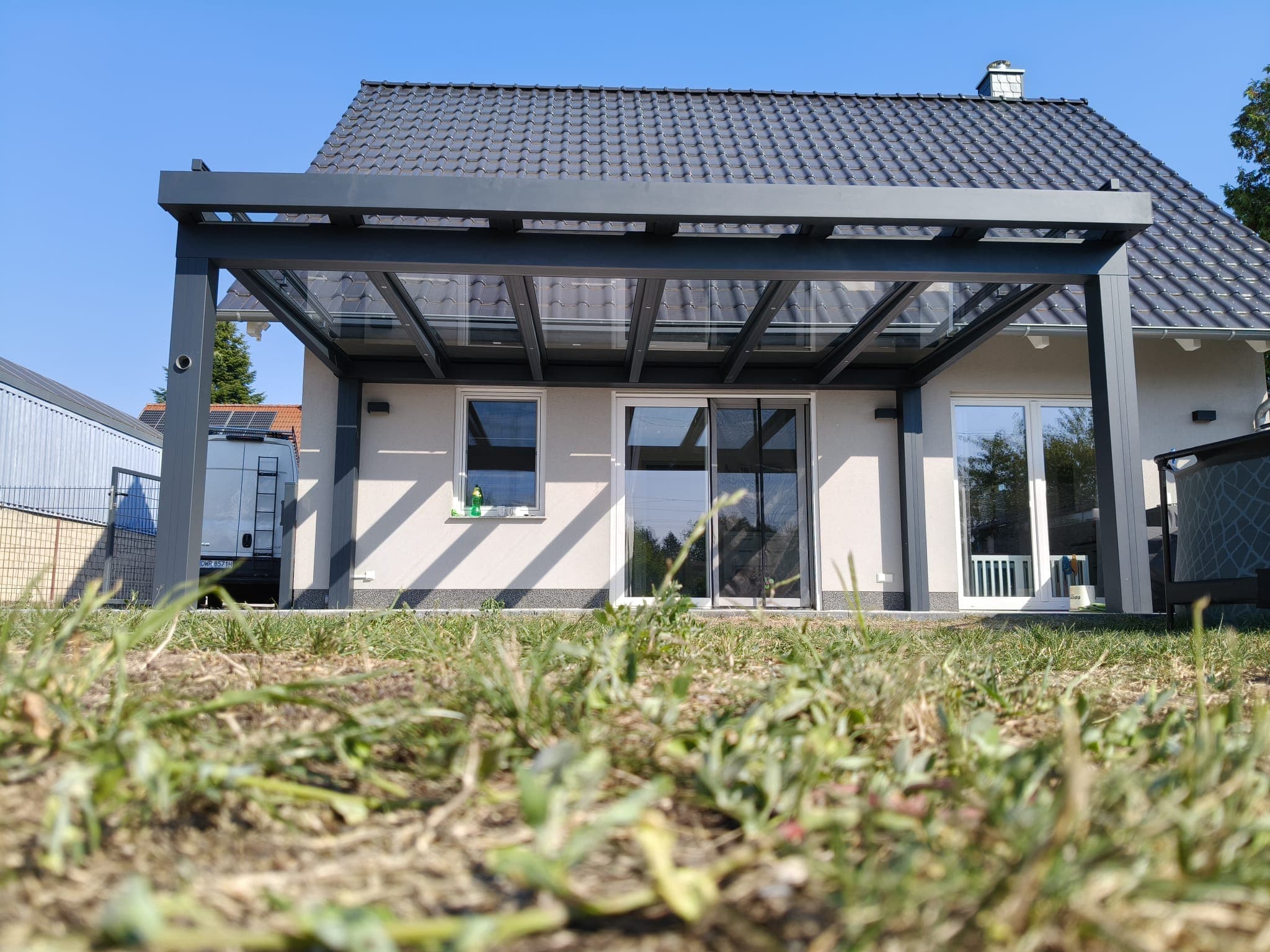 Terrassenueberdachung in Brieskow - Finkenheerd — Referenz von Polendach24